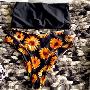 Two piece swim suit